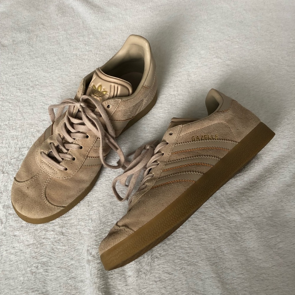Adidas Gazelle Suede Sneakers in Blush Pink - Picture 4 of 8